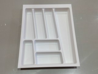Лоток для столовых приборов Trend II, в ящик 450/500, белый матовый