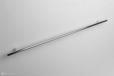 RR002 мебельная ручка-релинг 448 мм хром полированный