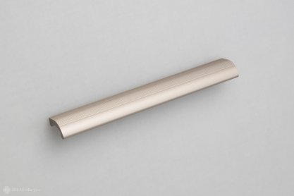3536 мебельная ручка-профиль 160 мм коричнево-оливковый никель матовый