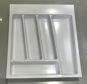 Лоток для столовых приборов Trend II, в ящик 450/450, белый глянец