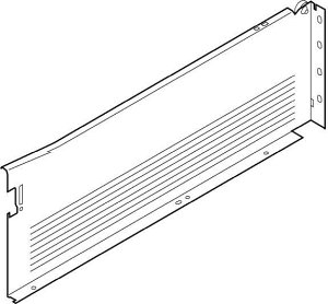 METABOX, Царга H, 150/450 мм, 25 кг, крем, лев.