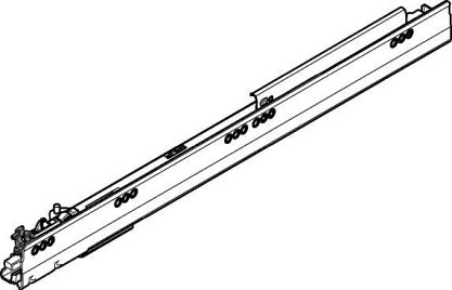 TANDEMBOX Tip-On, Направляющие 30кг, 400мм, прав.