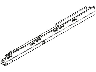 TANDEMBOX, направляющая с BLUMOTION, 30кг, 500 мм, прав.