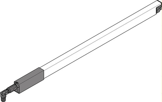 TANDEMBOX antaro, продольный релинг 270мм, черный, лев.