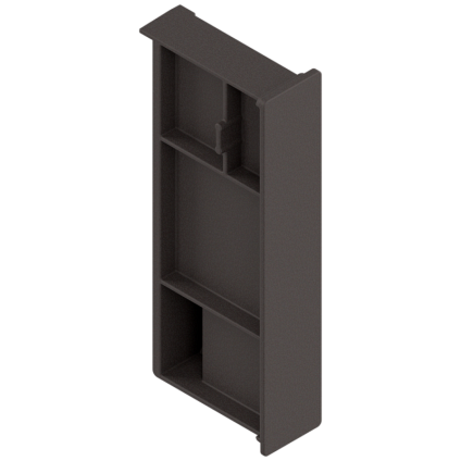 Заглушка под низкую вставку, левая, гавана коричневый