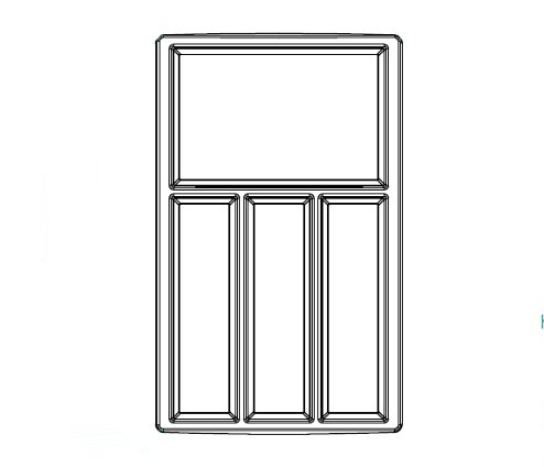 Лоток для столовых приборов MOVE+ 300/500 в ящик LEGRABOX, гавана коричневый