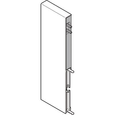 TANDEMBOX intivo, крепление передней панели д/релинга, высота D (224мм), бел., лев.