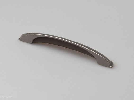 12633 мебельная ручка-раковина 128 мм состаренный никель