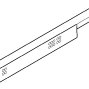 TANDEM с BLUMOTION для боковин 11-16 мм, полного выдвижения, 30кг, 485мм, лев.